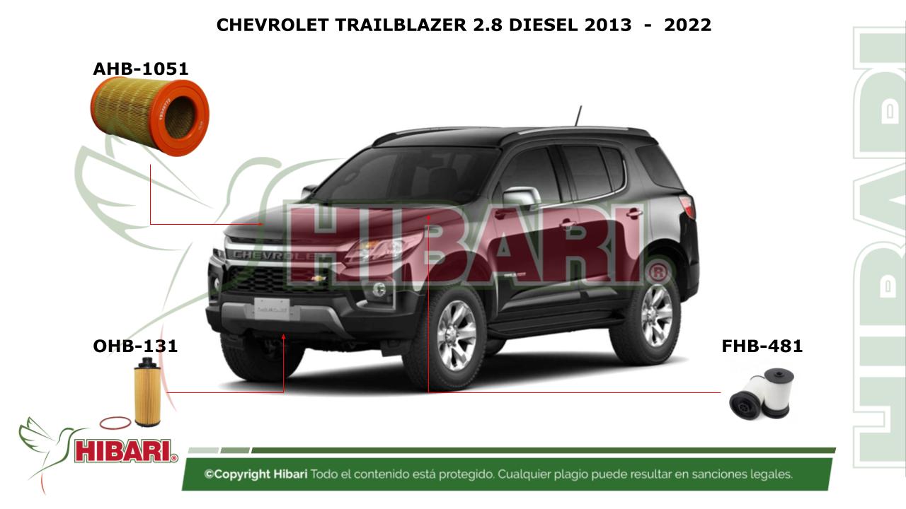 Lee más sobre el artículo CHEVROLET TRAILBLAZER 2.8 DIESEL 2013  –  2022